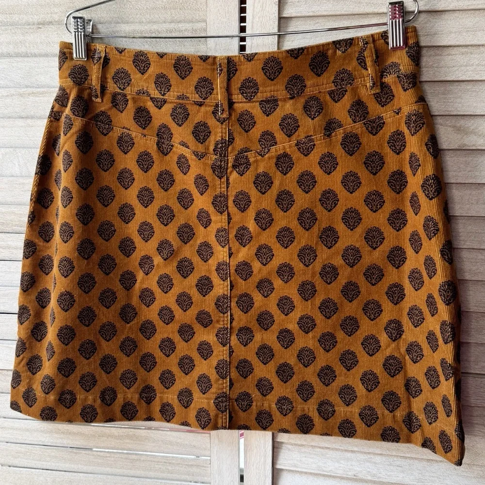 Boden Estella Fern Corduroy Mini Skirt Size 10 NWT Preppy Fall Cottagecore Chic